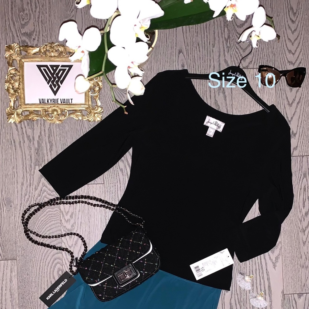 ✨Last One✨ Basic Square Neck Top By: Joseph Ribkoff Size 10